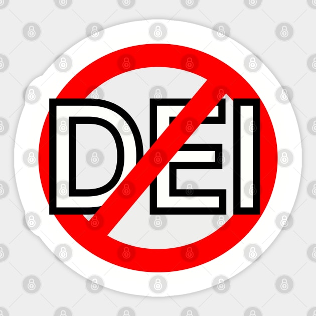 Cancel DEI Sticker by Among the Leaves Apparel